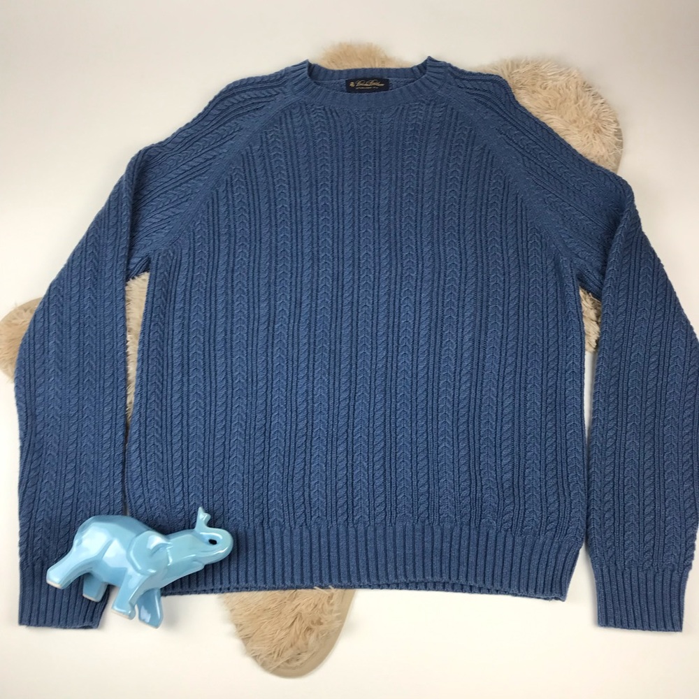 Brooks Brothers Men’s XL Cable Knit Sweater